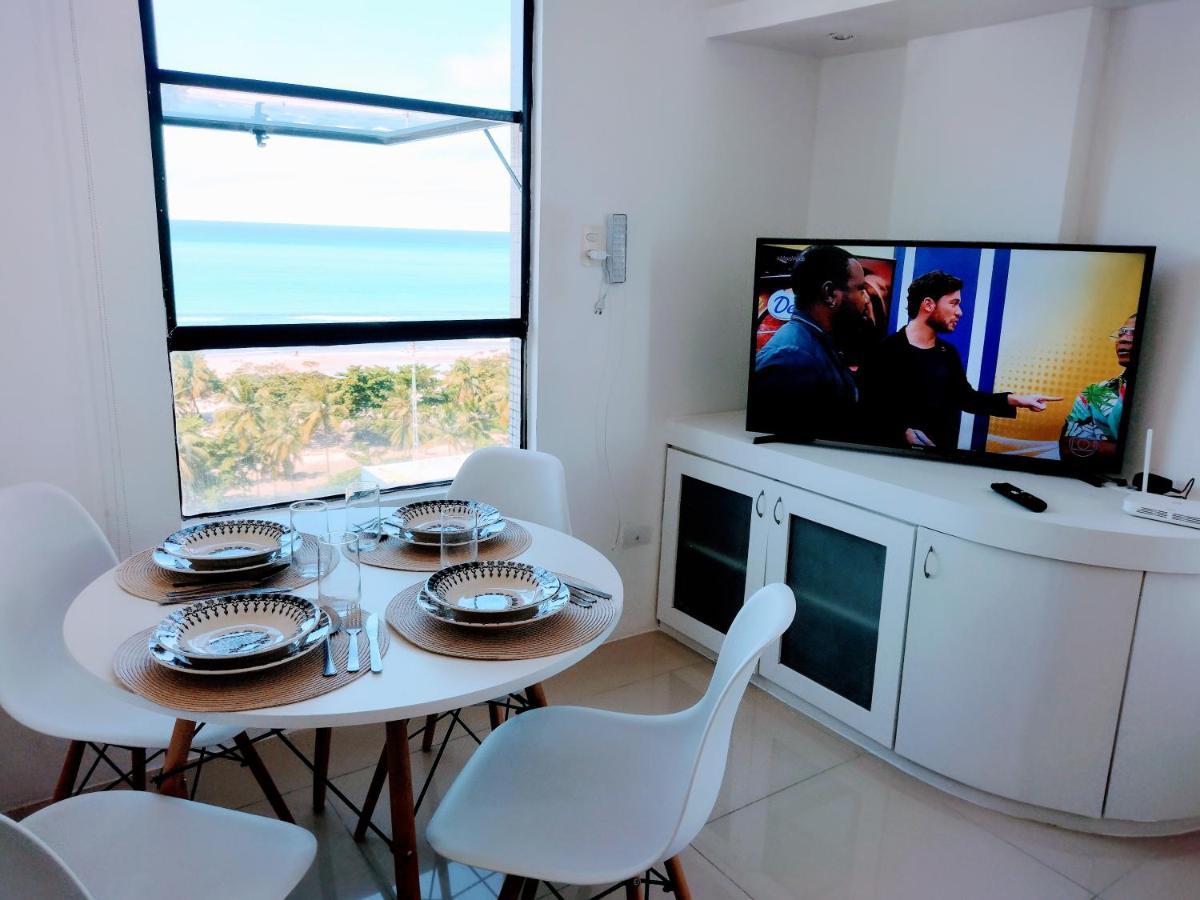 Apto com vista para o Mar, e Piscina na cobertura. Recife Exterior foto