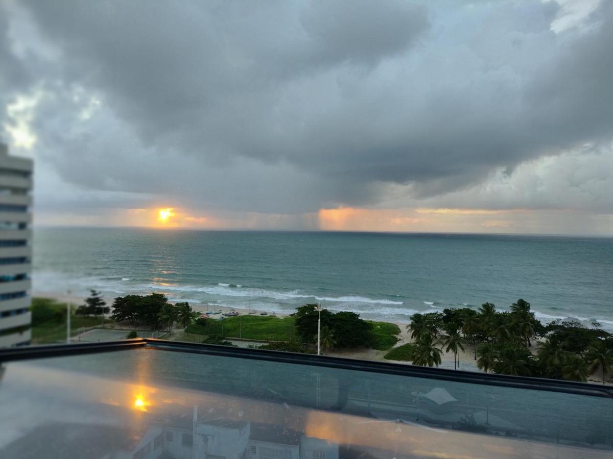 Apto com vista para o Mar, e Piscina na cobertura. Recife Exterior foto