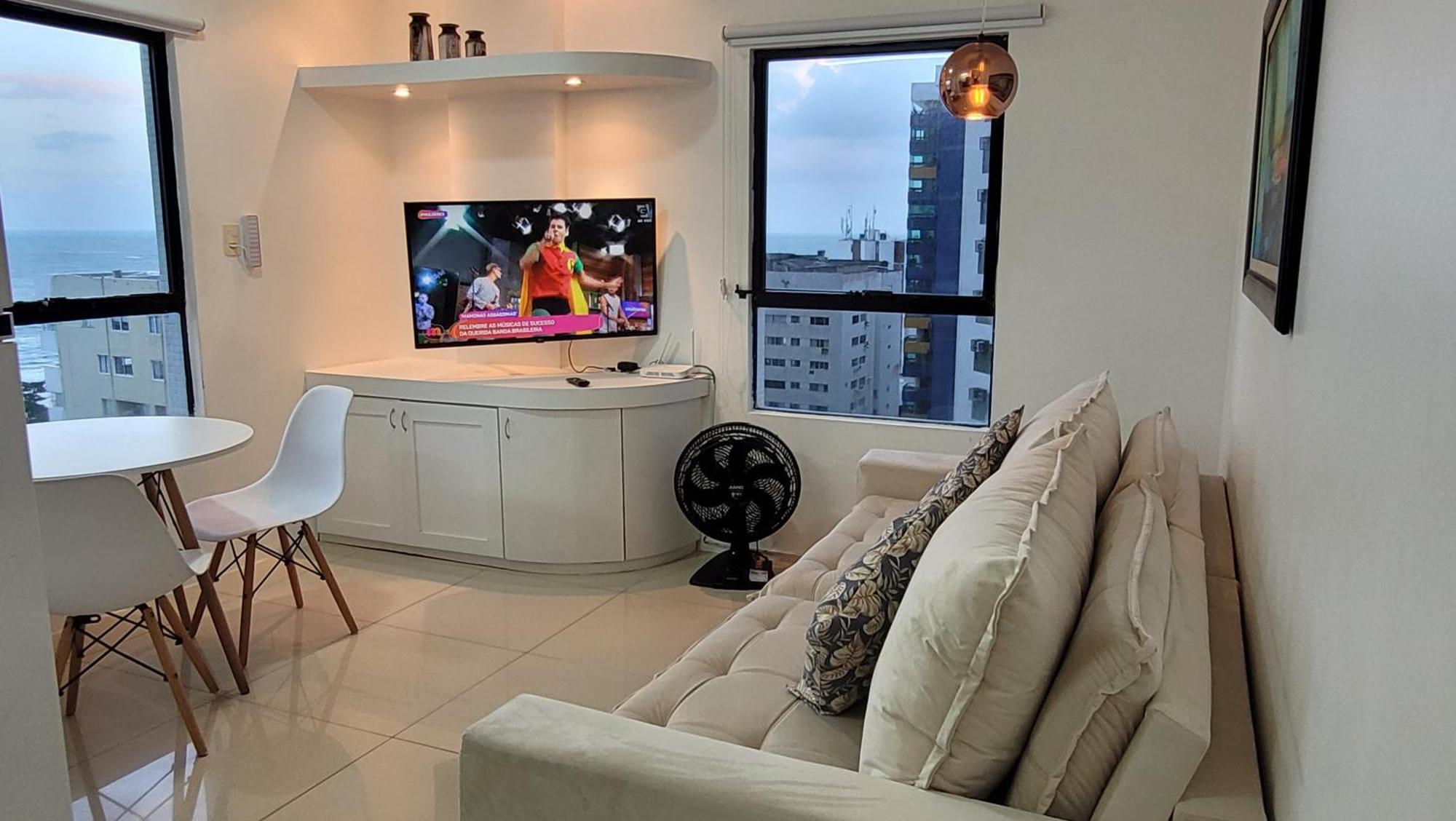 Apto com vista para o Mar, e Piscina na cobertura. Recife Exterior foto